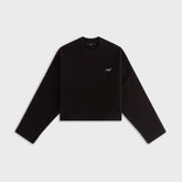 Kith Women Freja Cropped Sweater - Black