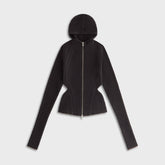 Kith Women Mina Backless Sweater Hoodie - Hematite