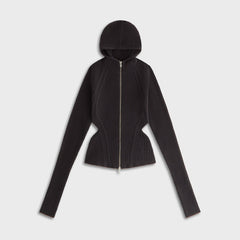 Kith Women Mina Backless Sweater Hoodie - Hematite
