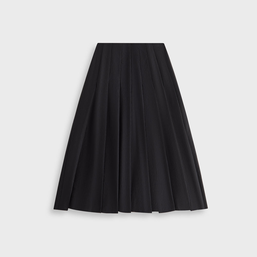 Kith Women Nadira Nylon Pleated Skirt - Black
