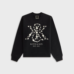 Kith Women Ashwin Pearl Crest Crewneck - Black