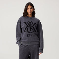 Kith Women Asher III Crest Crewneck - Black