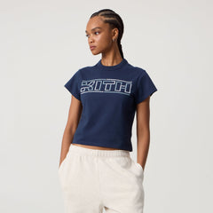 Kith Women Mulberry Vintage Saber Tee - Nocturnal