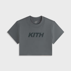 Kith Women Misha Crop Speed Logo Tee - Machine