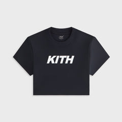 Kith Women Misha Crop Speed Logo Tee - Black
