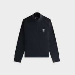 Kith Women Everly Tricot Track Quarter Zip - Black