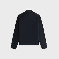Kith Women Everly Tricot Track Quarter Zip - Black