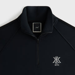 Kith Women Everly Tricot Track Quarter Zip - Black