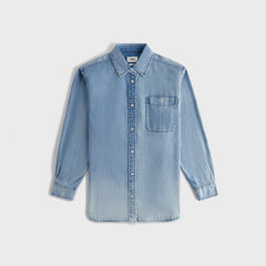 Kith Women Ora II Denim Shirt - Harper Mid Wash
