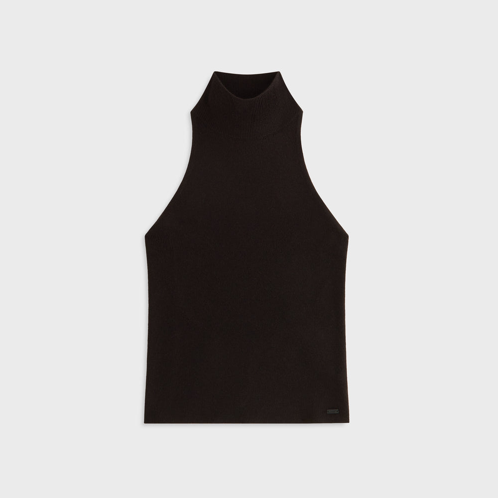 Kith Women Jaden Halter Sweater Tank - Black