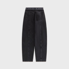 Kith Women Dana Logo Denim Pant - Xavier Wash
