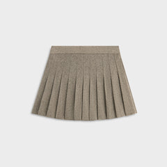 Kith Women Hana Pleated Sweater Skort - Graphite