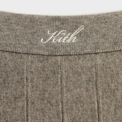 Kith Women Hana Pleated Sweater Skort - Graphite