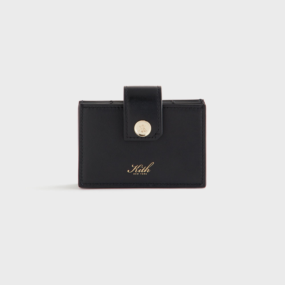 Kith Women Notch Accordion Wallet - Black