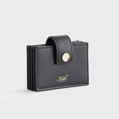 Kith Women Notch Accordion Wallet - Black
