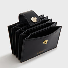 Kith Women Notch Accordion Wallet - Black