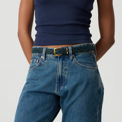 Kith Women Monogram Debossed Suede Belt - Stadium