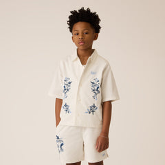 Kith Kids Novelty Thompson Camp Collar Shirt - White