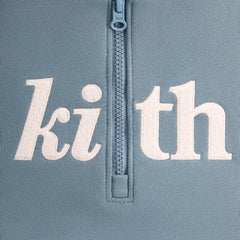 Kith Kids Color-Blocked Vale Nelson Quarter Zip Hoodie - Farrow