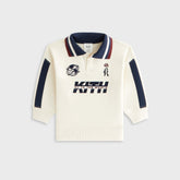 Kith Baby Collegiate Nelson Collared Pullover - Muslin