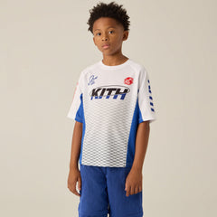 Kith Kids Moto Raglan Bishop Tee - White