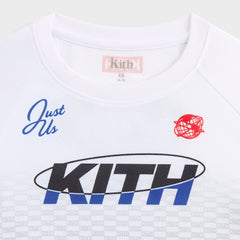 Kith Kids Moto Raglan Bishop Tee - White