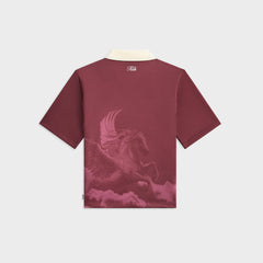 Kith Kids Printed Pegasus Soccer Top - Magma
