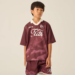 Kith Kids Printed Pegasus Soccer Top - Magma