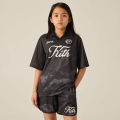 Kith Kids Printed Pegasus Jordan Soccer Short - Black