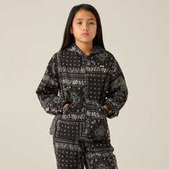 Kith Kids Printed Coaches Jacket - Black