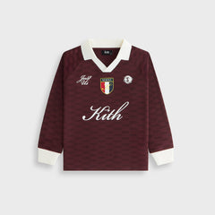 Kith Kids Long Sleeve Soccer Jersey Polo - Magma