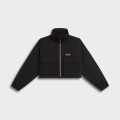 Kith Kids Raena Cropped Track Jacket - Black