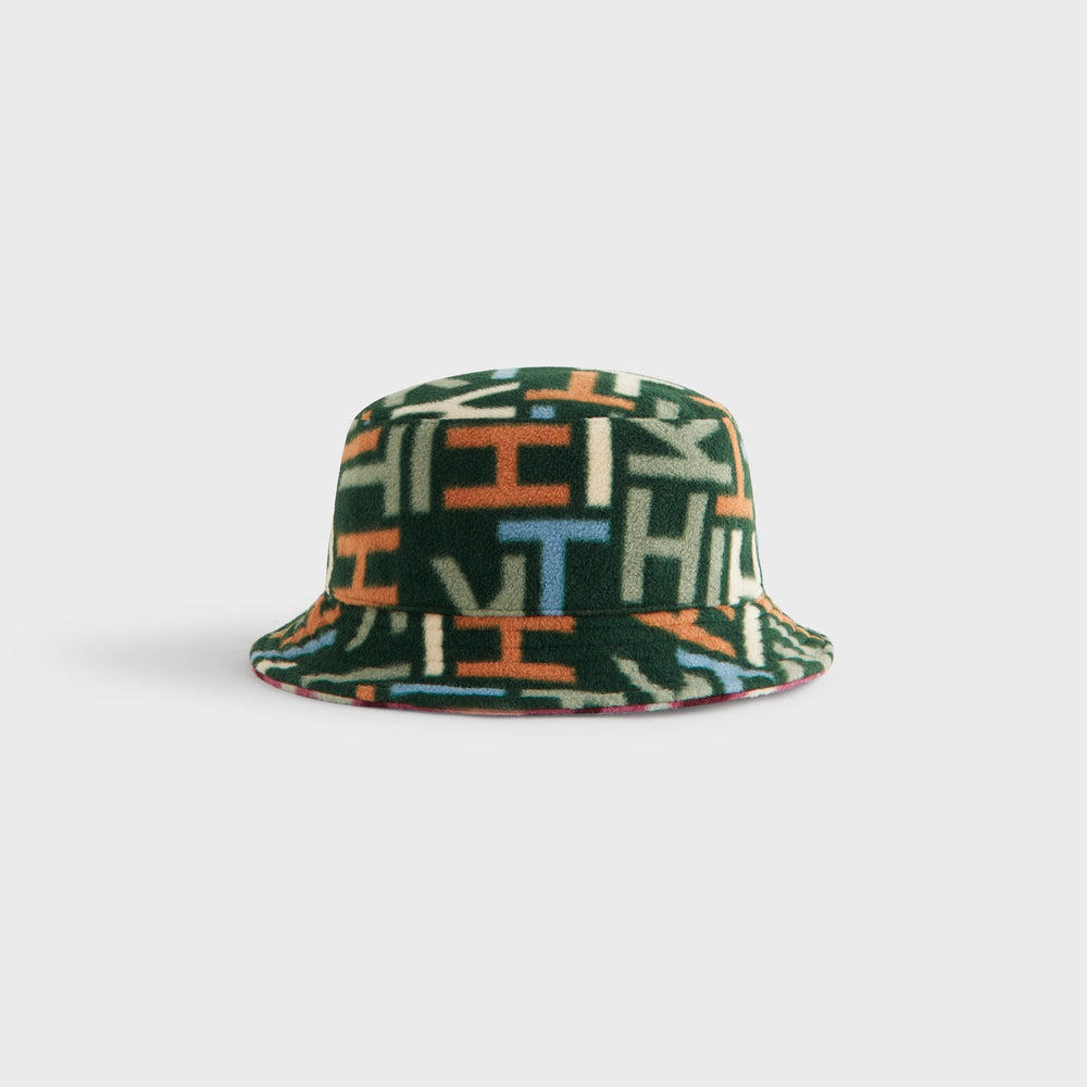 Kith Kids Polar Fleece Monogram Bucket Hat - Stadium