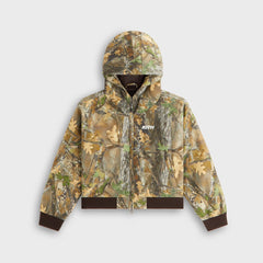 Kith Kids Twill Hooded Owen Jacket - Earth