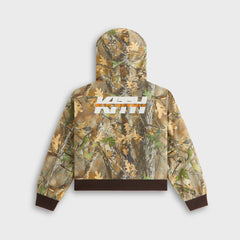 Kith Kids Twill Hooded Owen Jacket - Earth