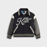 Kith Kids NY to The World Varsity Jacket - Ink