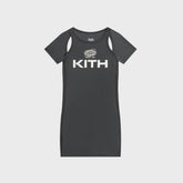 Kith Kids Metallic Cutout Lana Dress - Black