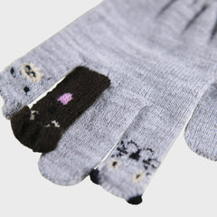 MOLO Kids Kenau Gloves - Grey Melange