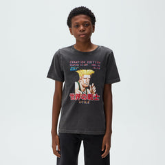 Capcom Kith Kids Guile Champion Vintage Tee - Black