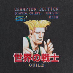 Capcom Kith Kids Guile Champion Vintage Tee - Black