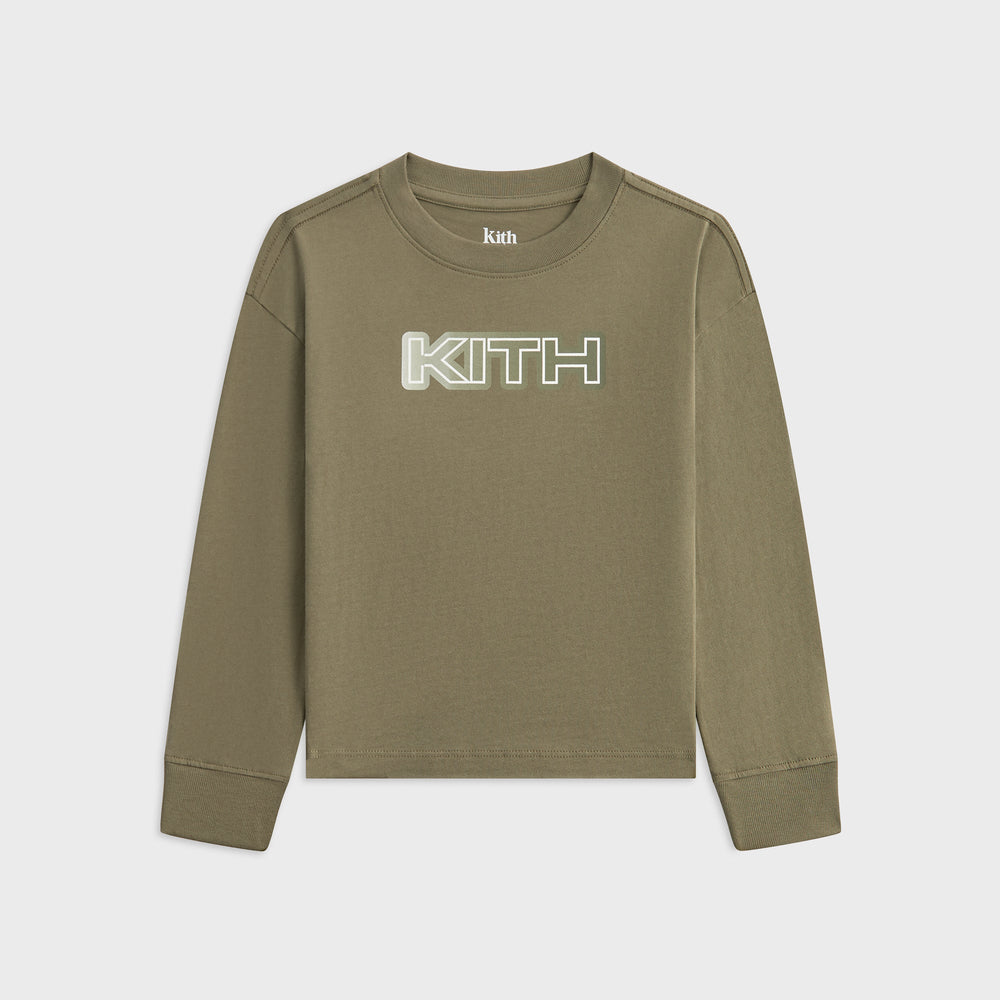 Kith Kids Gradient Tee - Olivine