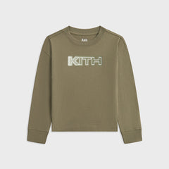 Kith Kids Gradient Tee - Olivine