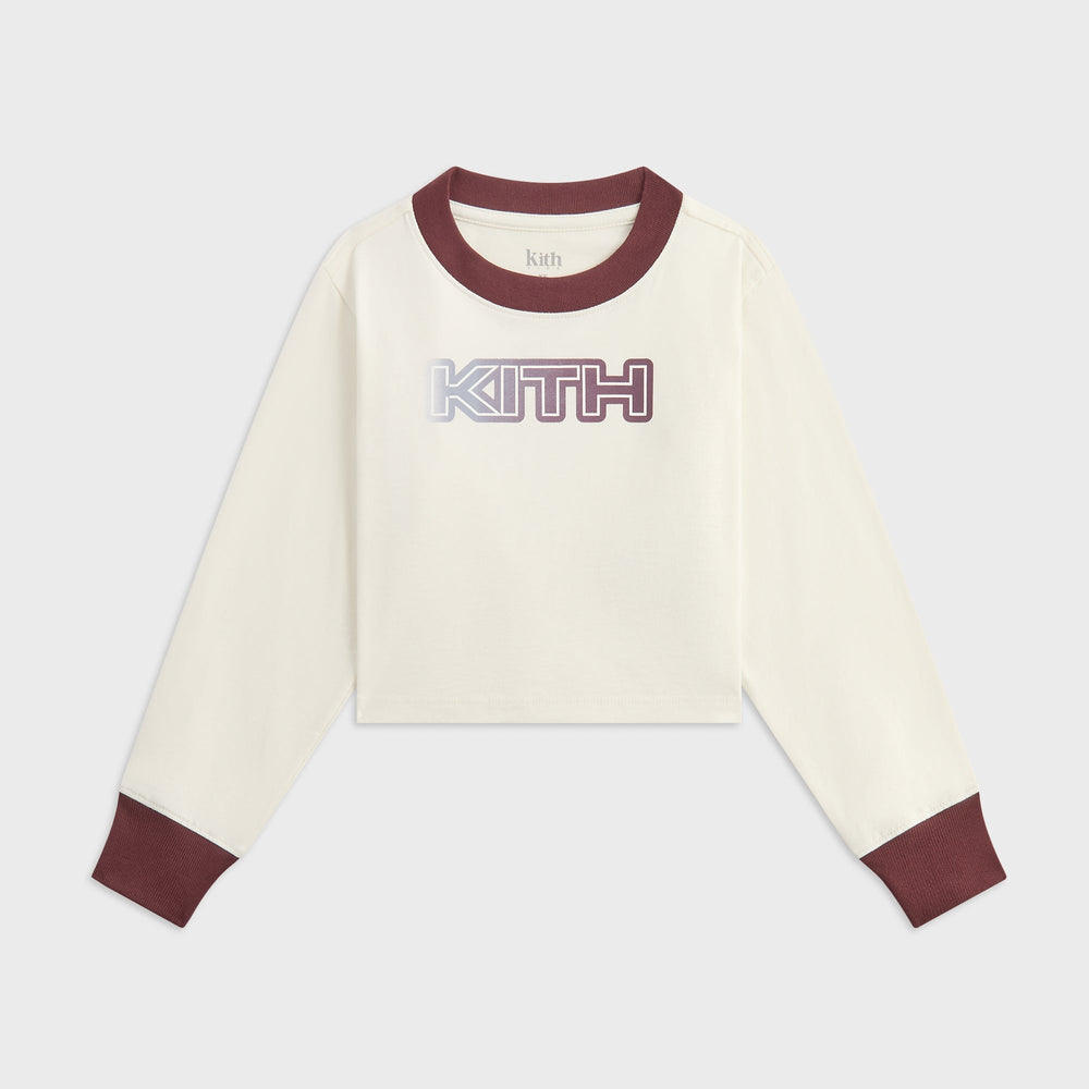 Kith Kids Gradient Cropped Jasper Tee - Silk