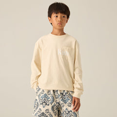Kith Kids Long Sleeve Quinn II Tee - Veil