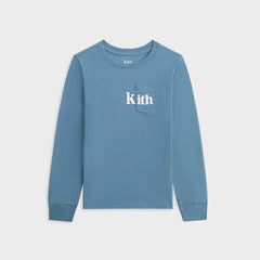 Kith Kids Long Sleeve Quinn Tee - Border