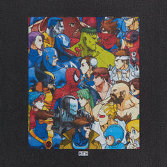 Marvel vs. Capcom Kith Kids Clash of Super Heroes Vintage Tee - Blac