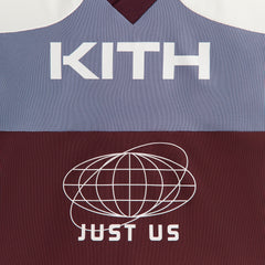 Kith Kids Just Us Blocked Malik Jersey - Magma
