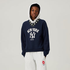 Kith Kids for the New York Yankees Combo Lewis V-Neck Hoodie - Nocturn