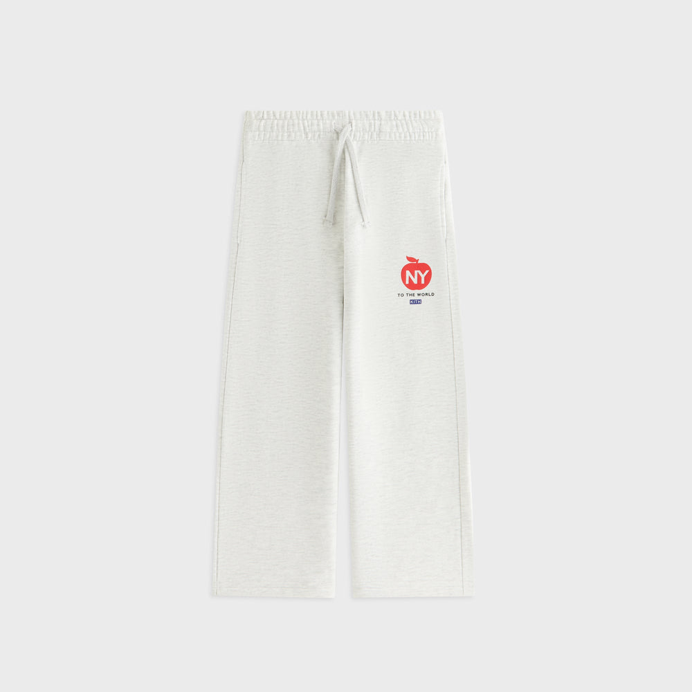 Kith Kids Flared Ailani Sweatpant - Light Heather Grey