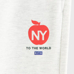 Kith Kids Flared Ailani Sweatpant - Light Heather Grey